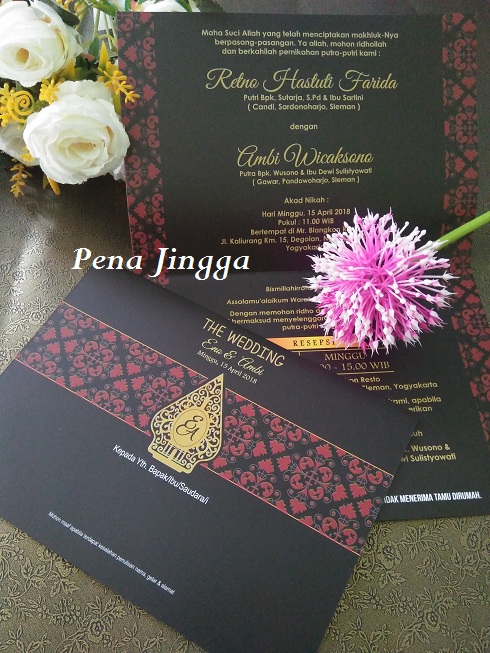 Detail Undangan Nikah Murah Jogja Nomer 11