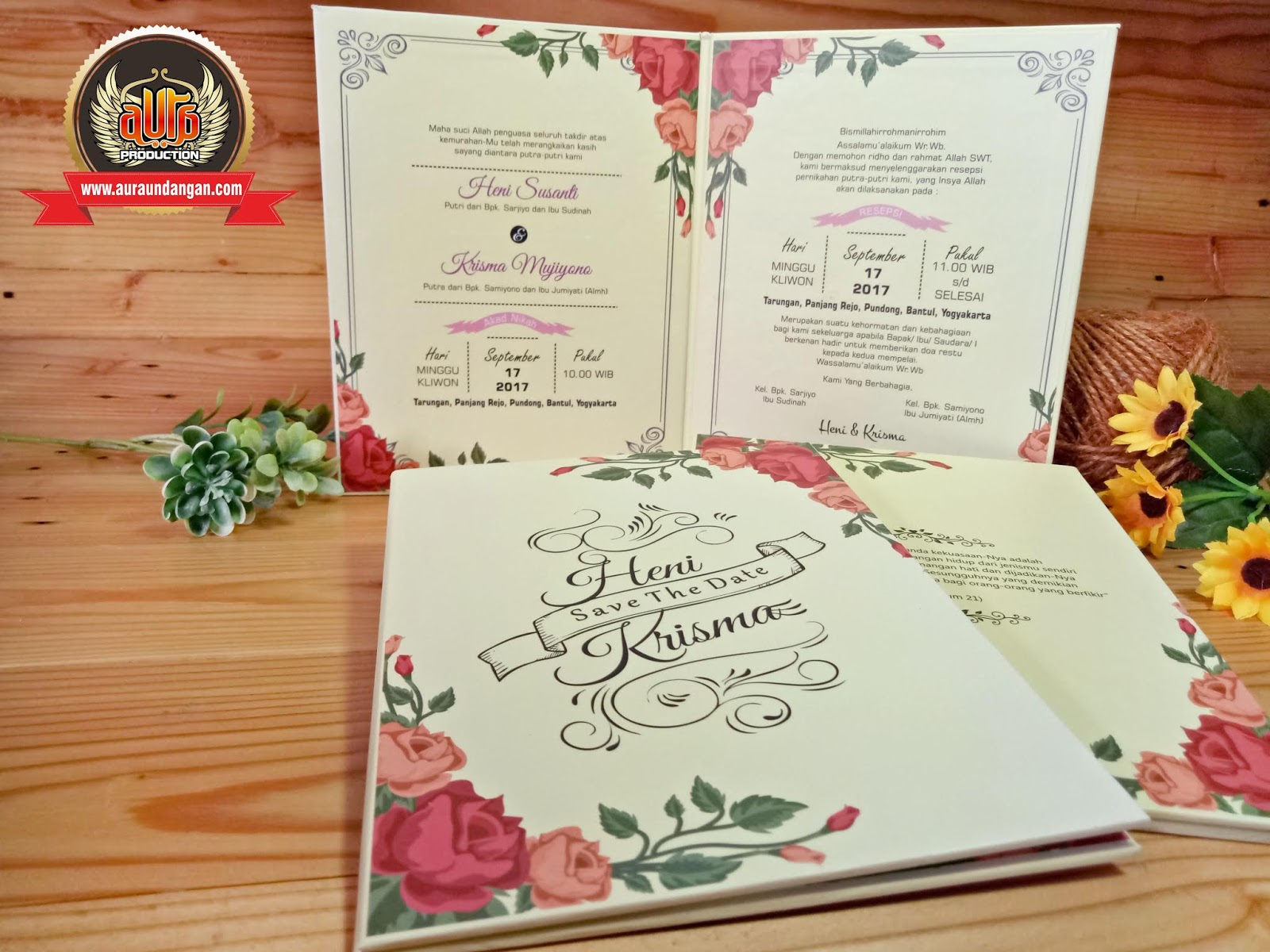 Detail Undangan Nikah Murah Jogja Nomer 35