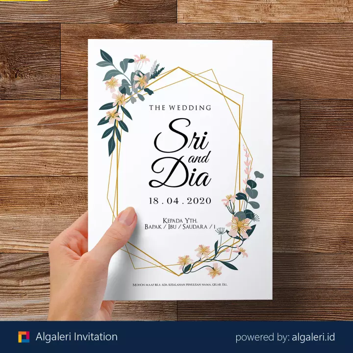 Detail Undangan Nikah Simple Nomer 11