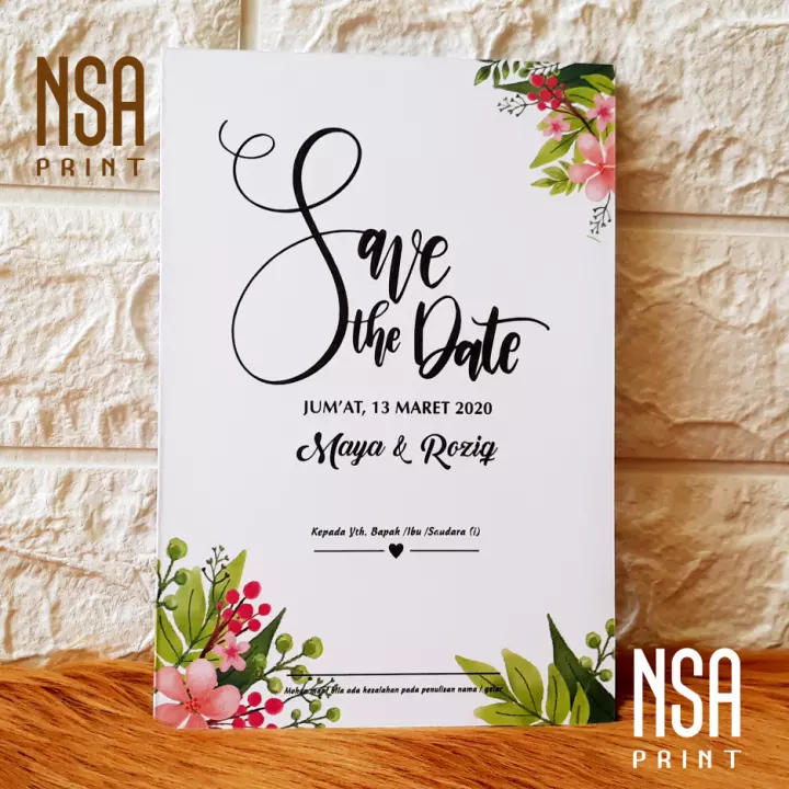 Detail Undangan Nikah Simple Nomer 25