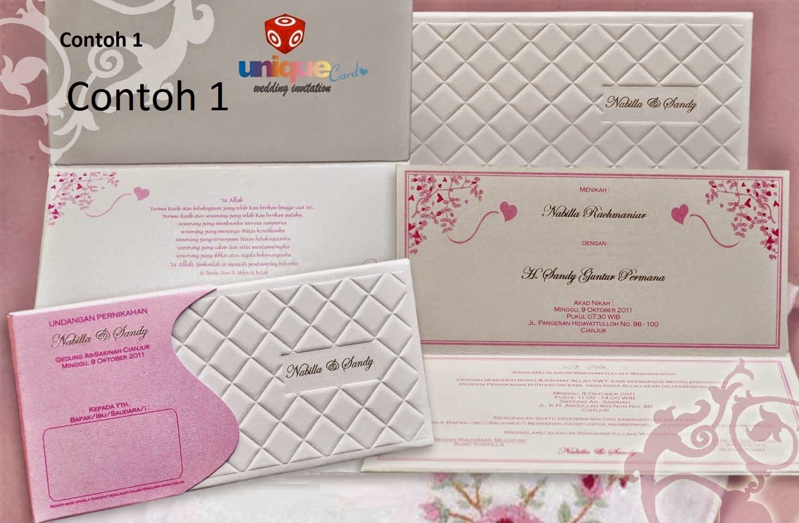 Detail Undangan Nikah Unik Nomer 13