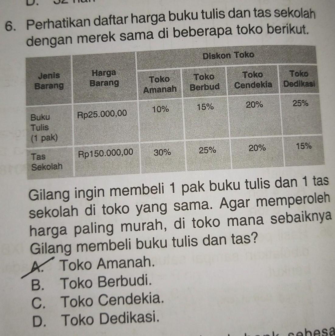 Detail 1 Pack Buku Tulis Nomer 35