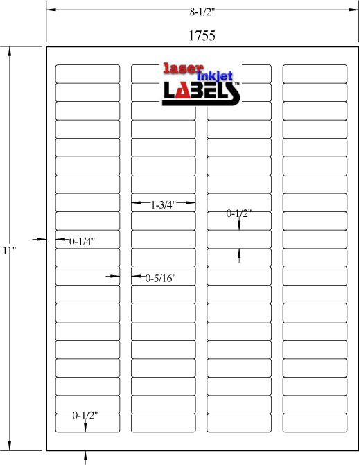 Detail 1 X 1 Label Template Nomer 12