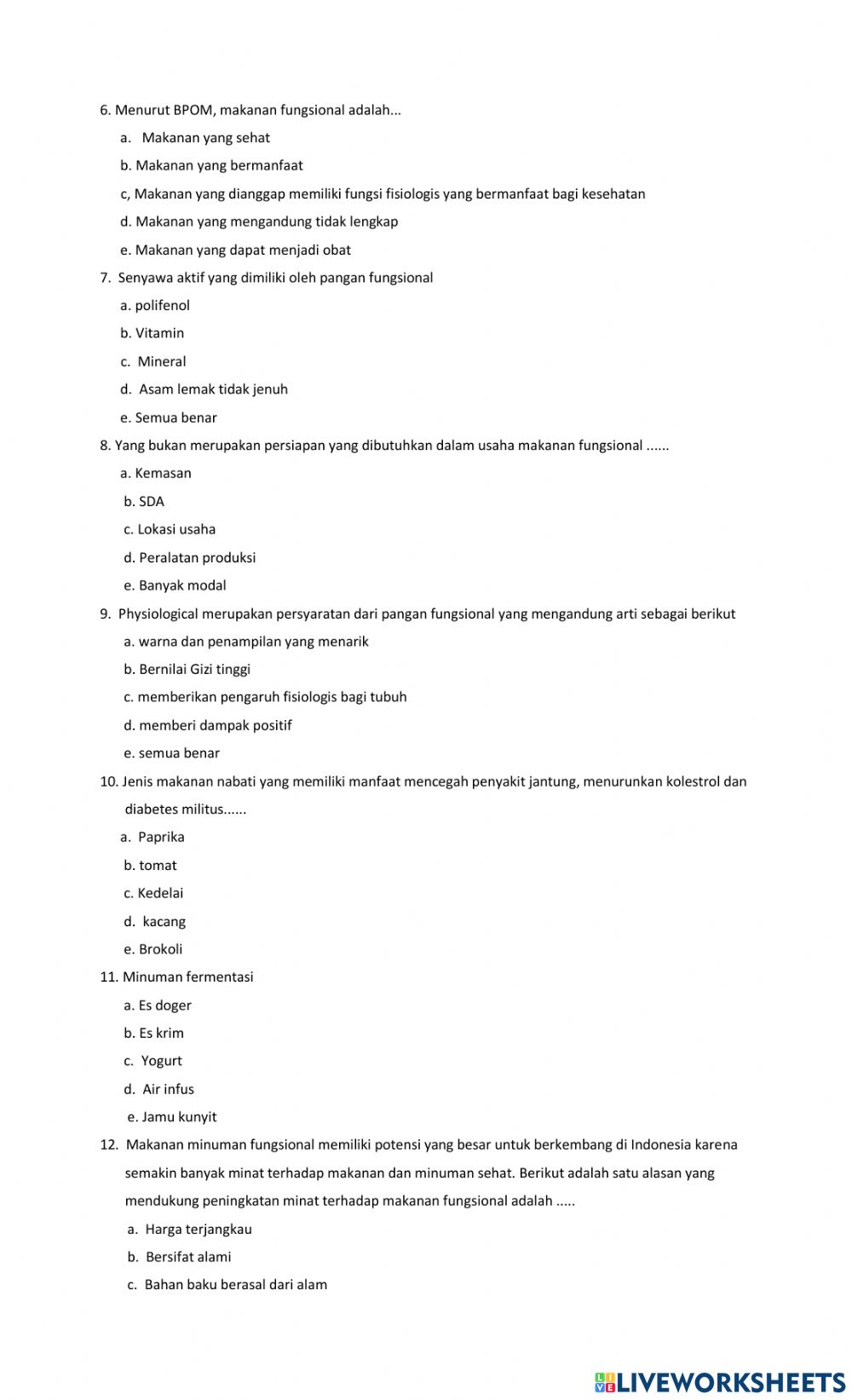 Detail 10 Contoh Makanan Fungsional Nomer 50