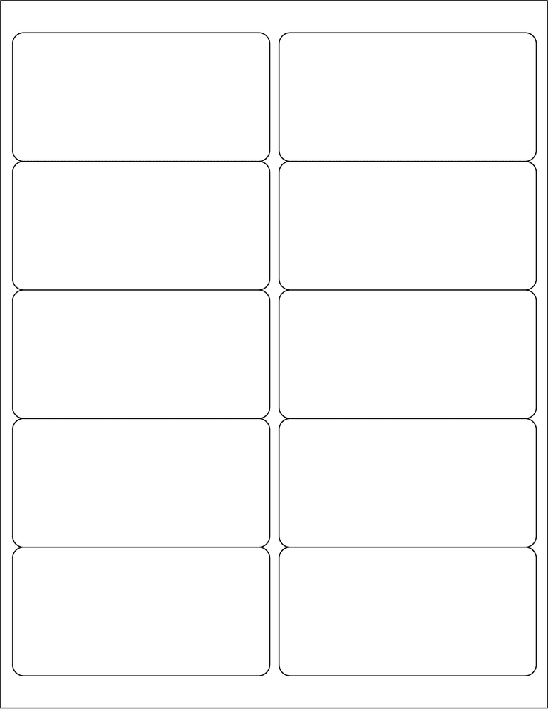 Detail 10 Labels Per Sheet Template Word Nomer 38