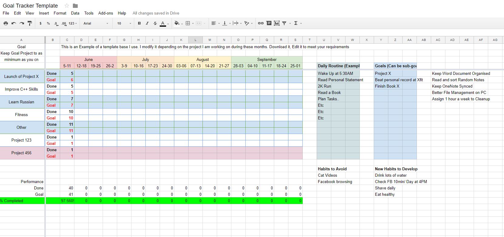 Detail 10x Planner Template Nomer 42