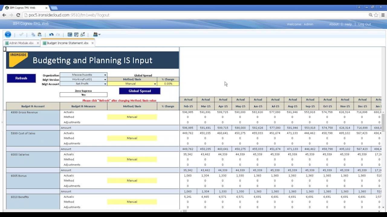 Detail 12 Month Rolling Forecast Excel Template Nomer 5