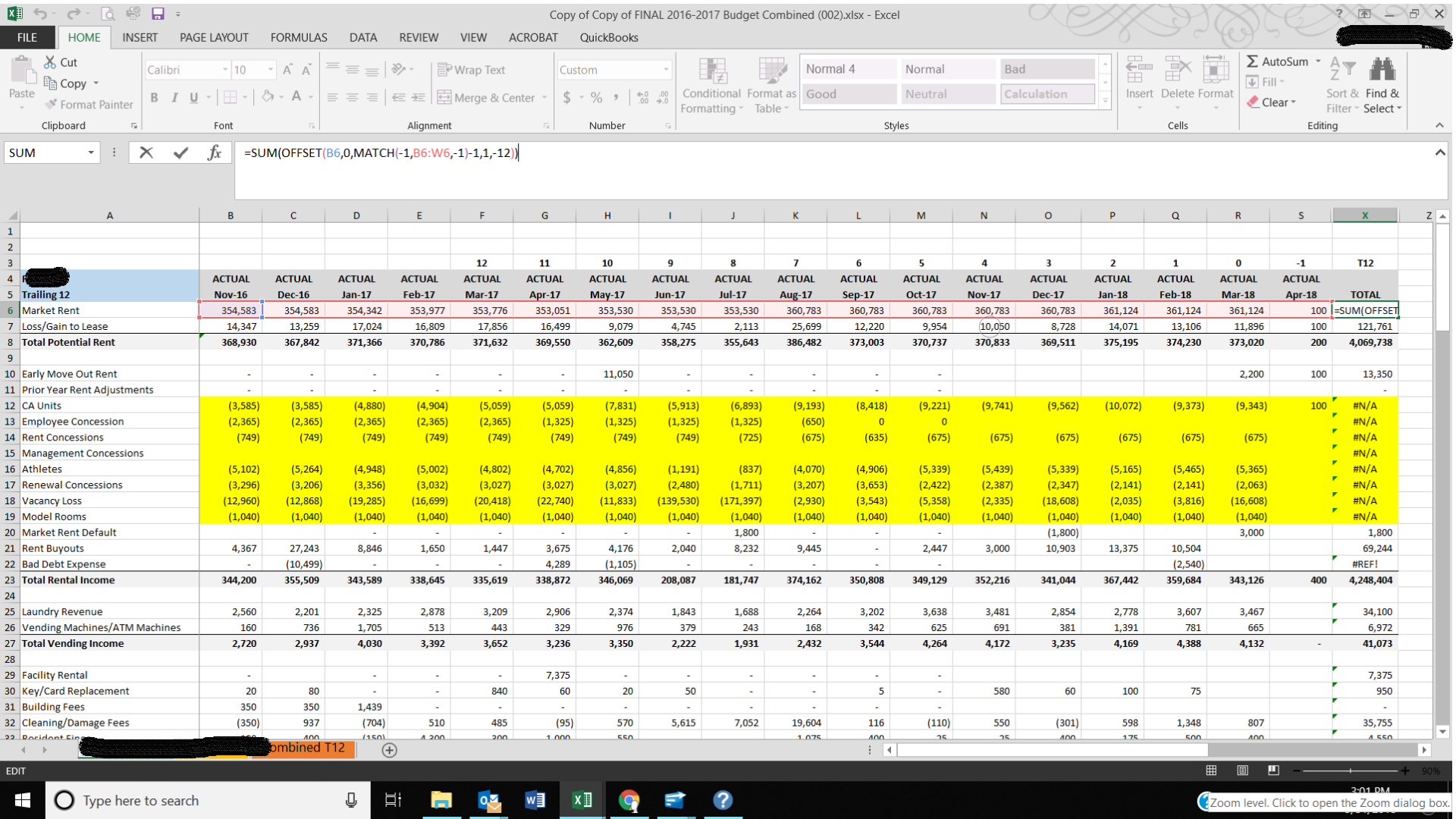 Detail 12 Month Rolling Forecast Excel Template Nomer 7