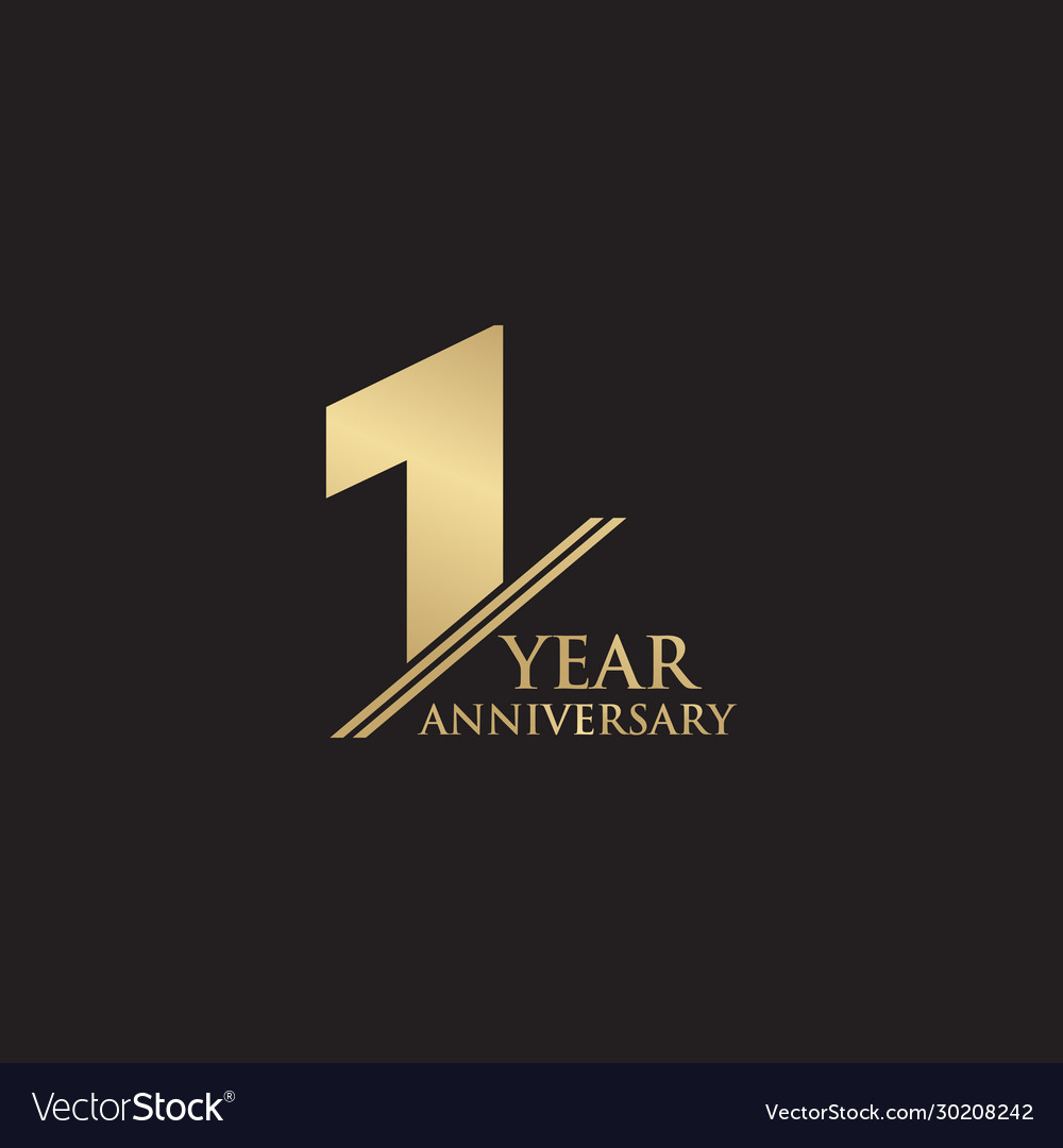 Detail 1st Anniversary Template Nomer 12