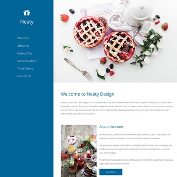 Detail 2 Column Bootstrap Template Nomer 17