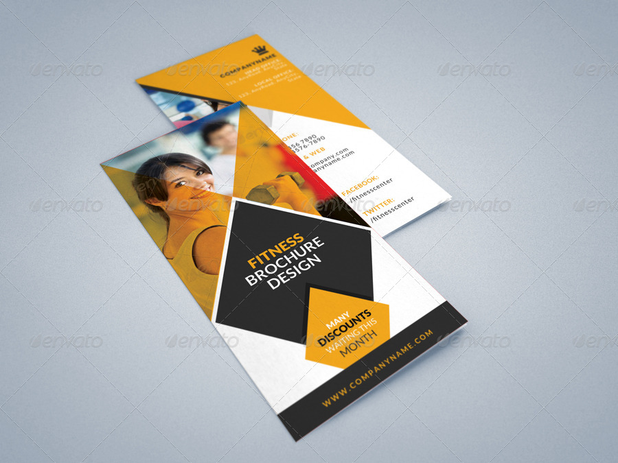 Detail 2 Fold Brochure Template Nomer 17