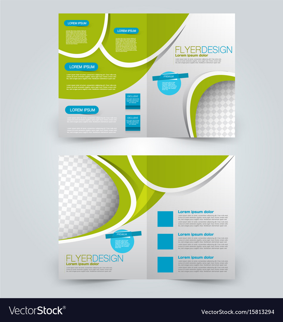 Detail 2 Fold Brochure Template Nomer 26