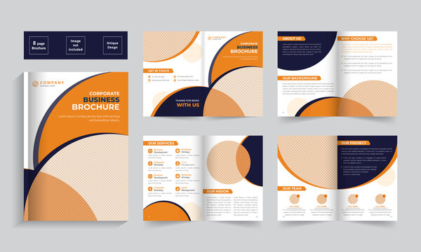 Detail 2 Fold Brochure Template Nomer 34