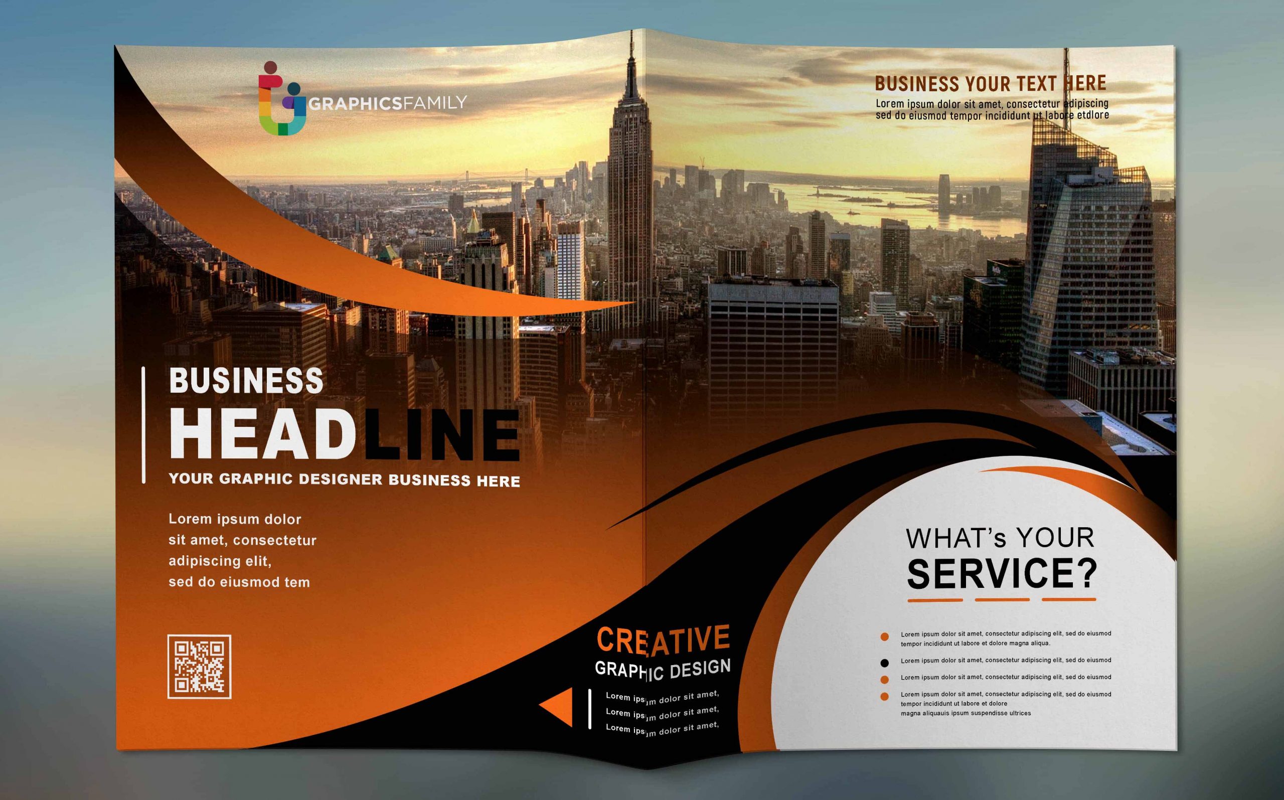 Detail 2 Fold Brochure Template Nomer 48