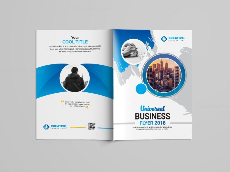 Detail 2 Fold Brochure Template Nomer 9