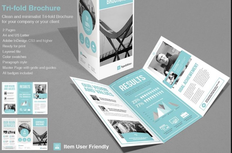 Detail 2 Page Booklet Template Nomer 45