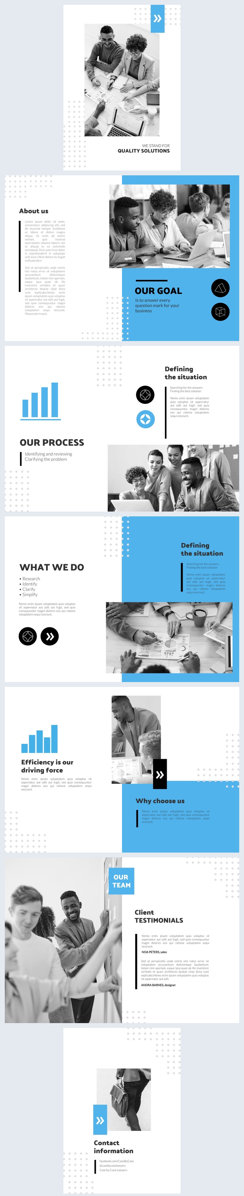 Detail 2 Page Booklet Template Nomer 46