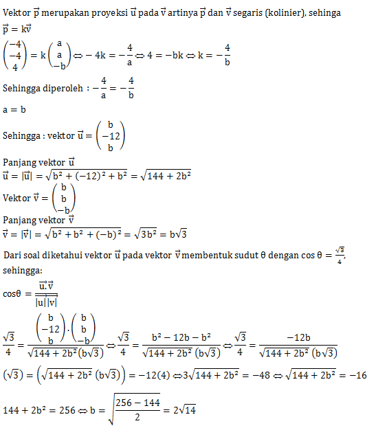 Detail 20 Contoh Soal Un Vektor Matematika Dan Pembahasannya Nomer 12
