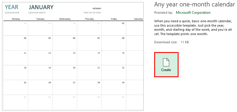 Download 2019 Monthly Calendar Template Excel Nomer 45