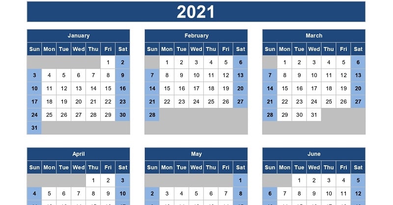 Detail 2019 Monthly Calendar Template Excel Free Download Nomer 29