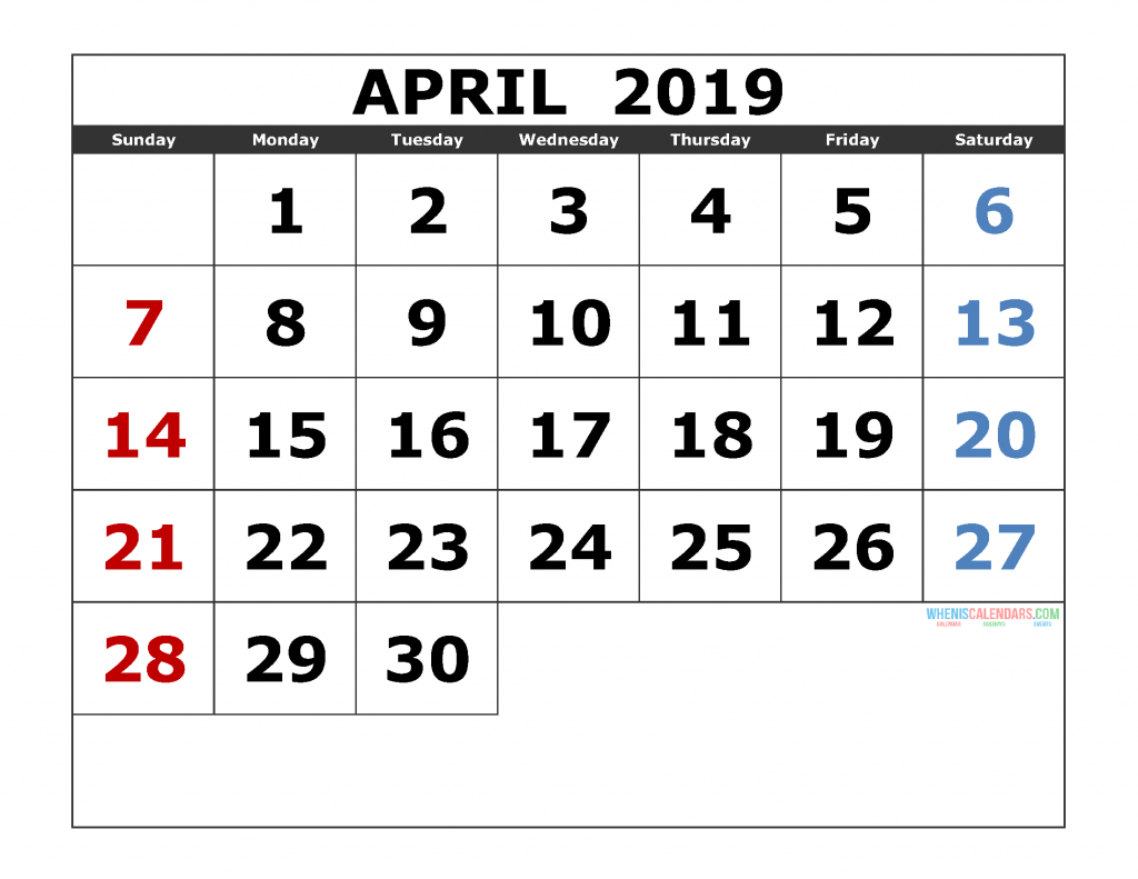 Detail 2019 Planner Template Excel Nomer 47