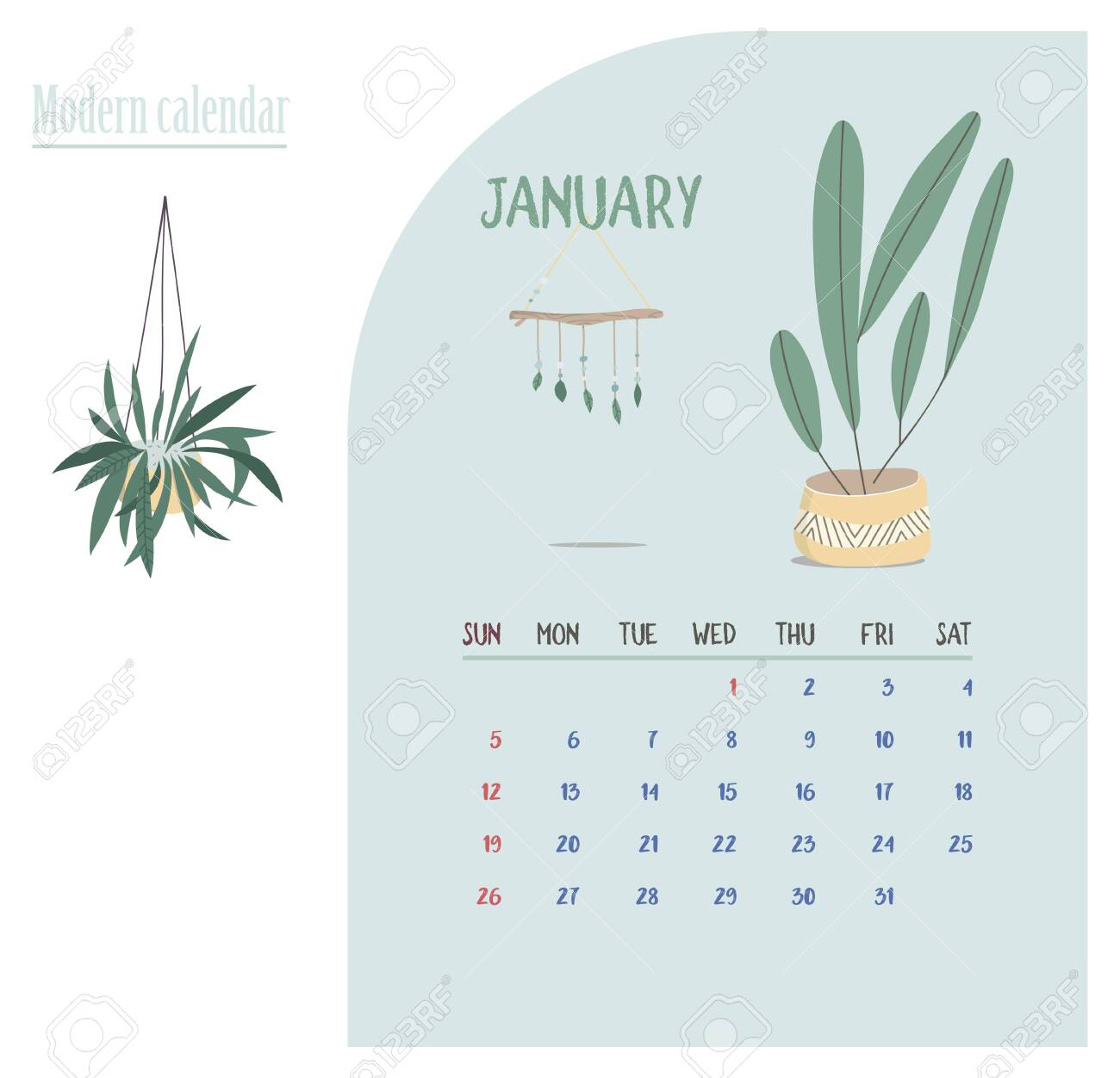 Detail 2020 Calendar Cute Template Nomer 7