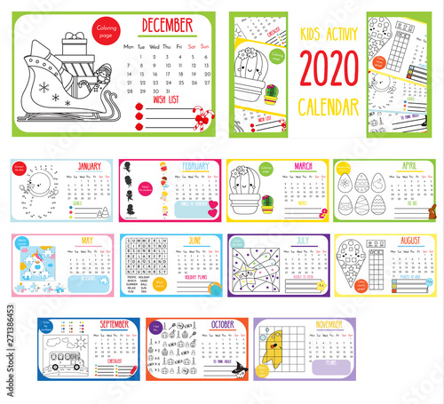 Detail 2020 Calendar Template Ai Nomer 38