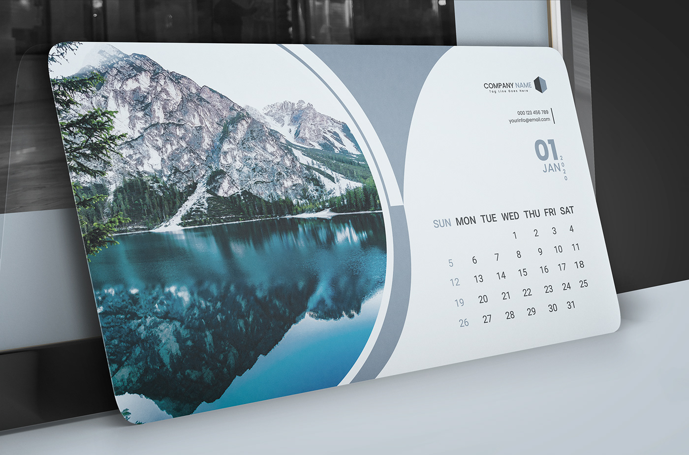 Detail 2020 Calendar Template Ai Nomer 43