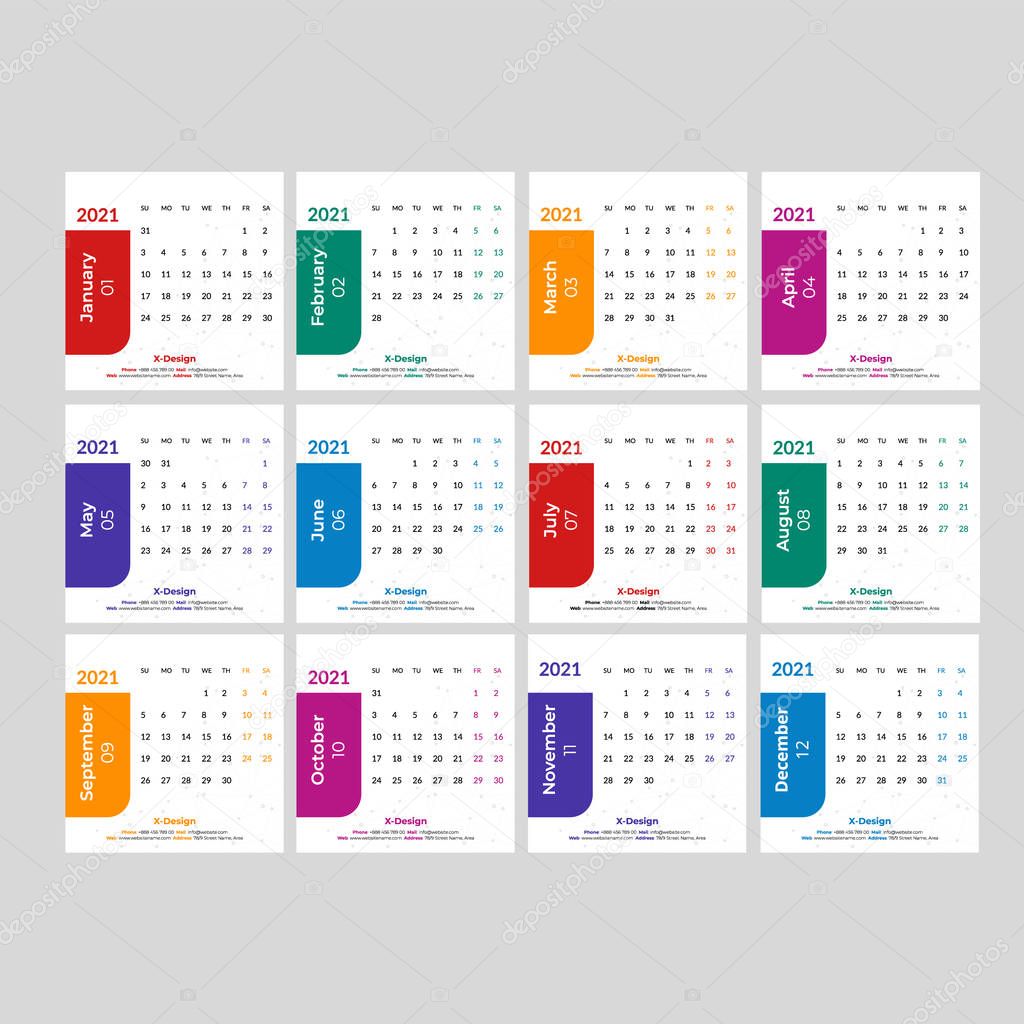 Download 2020 Calendar Template Ai Nomer 52