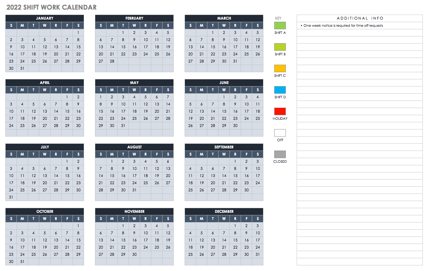 Detail 2020 Daily Calendar Excel Template Nomer 43