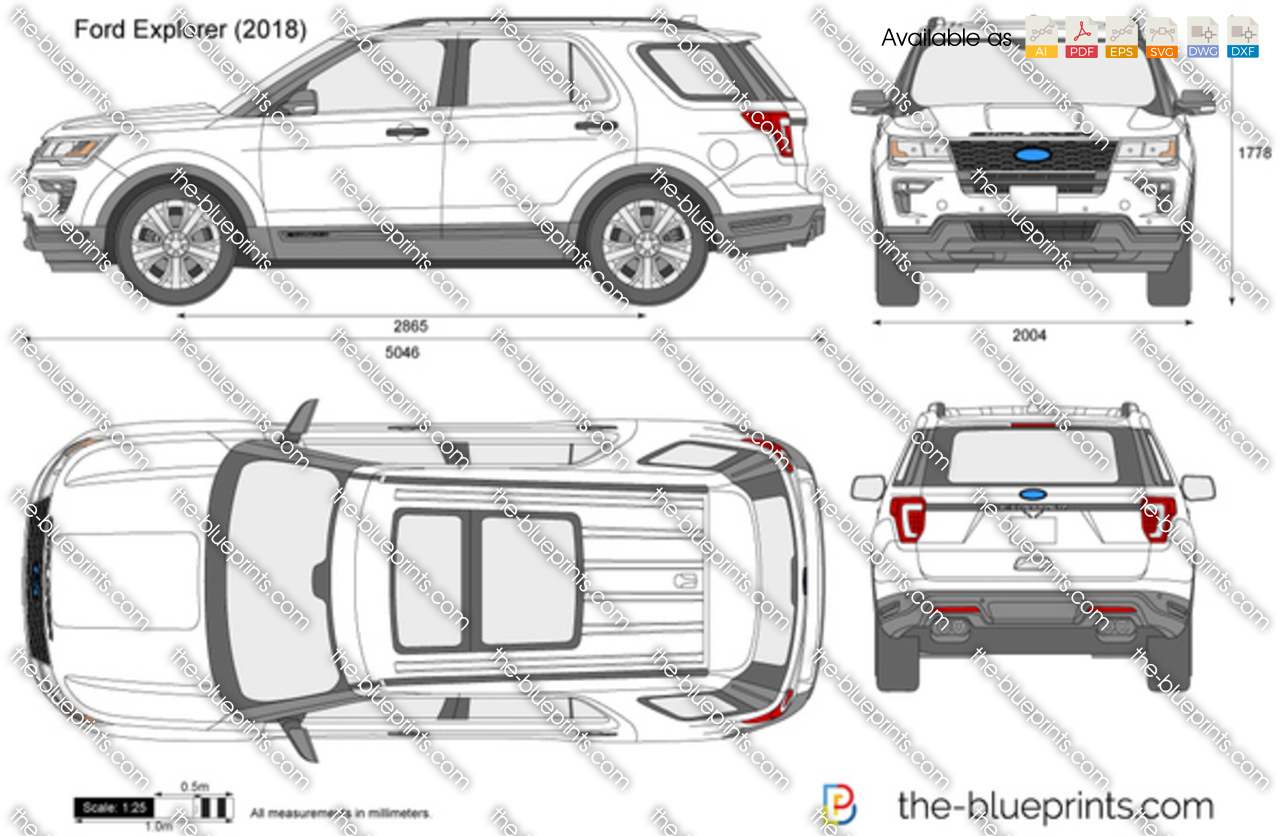 Detail 2020 Ford Explorer Template Nomer 4