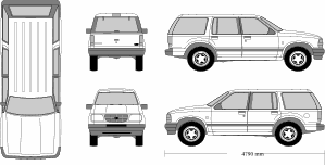 Detail 2020 Ford Explorer Template Nomer 48