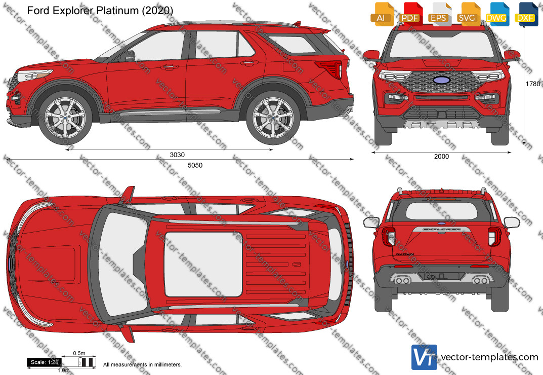 Detail 2020 Ford Explorer Template Nomer 9