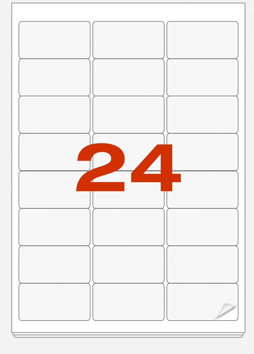 Detail 24 Labels Per Sheet Template Free Nomer 41