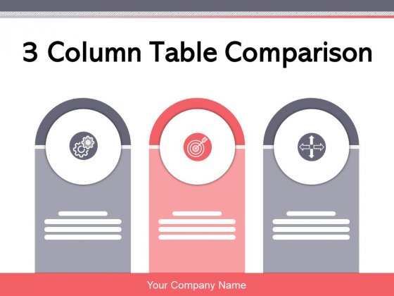 Detail 3 Column Template Powerpoint Nomer 48