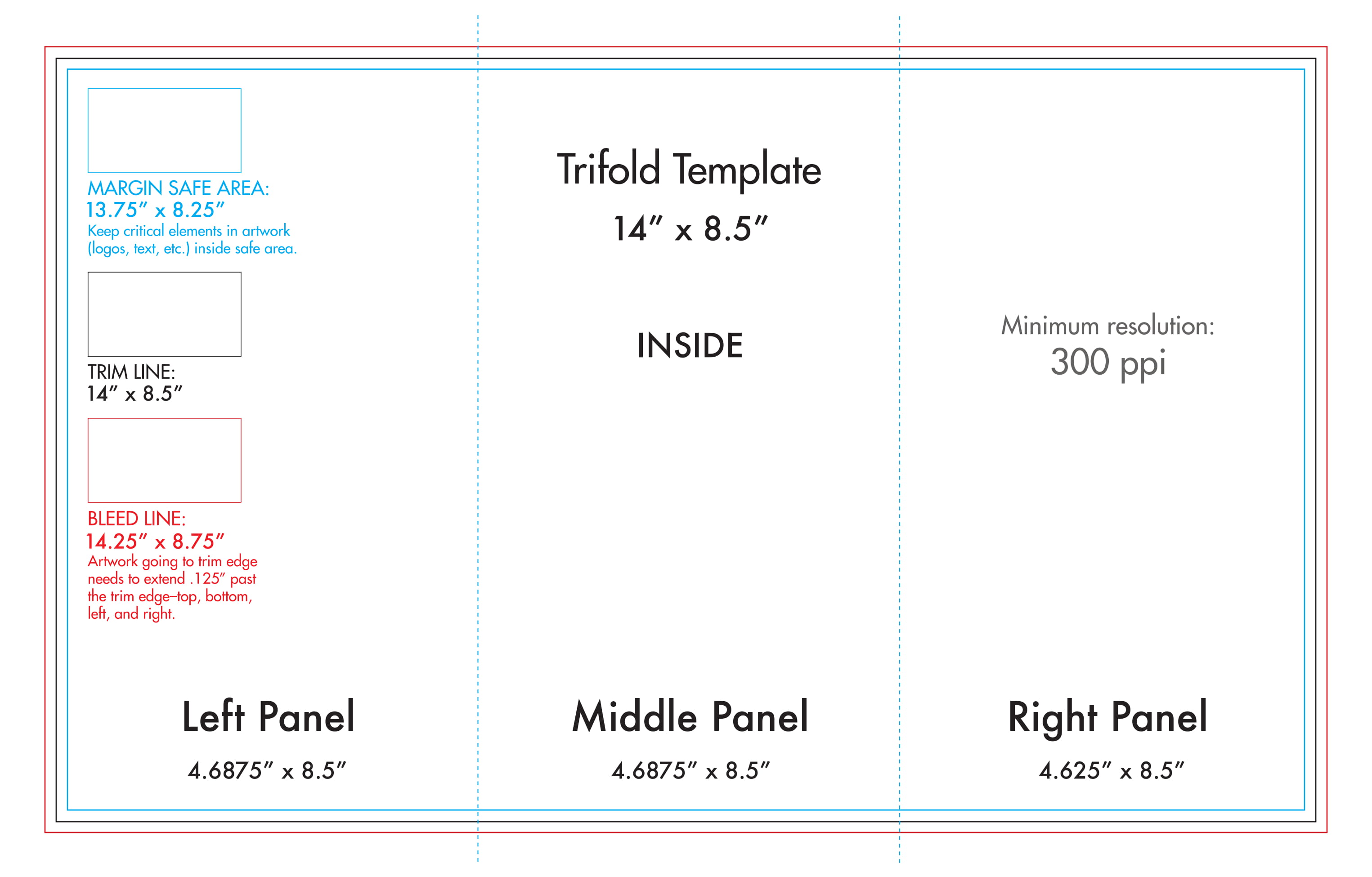 Detail 3 Panel Brochure Template Nomer 17