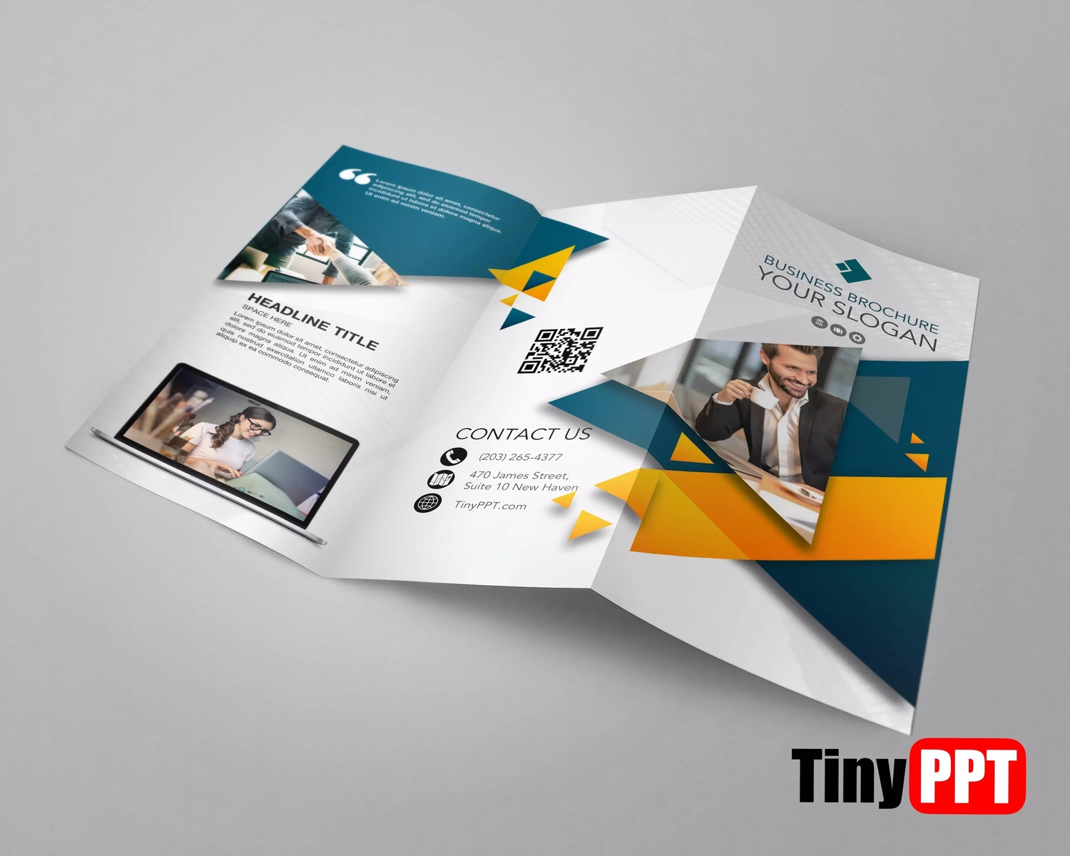 Detail 3 Panel Brochure Template Nomer 39