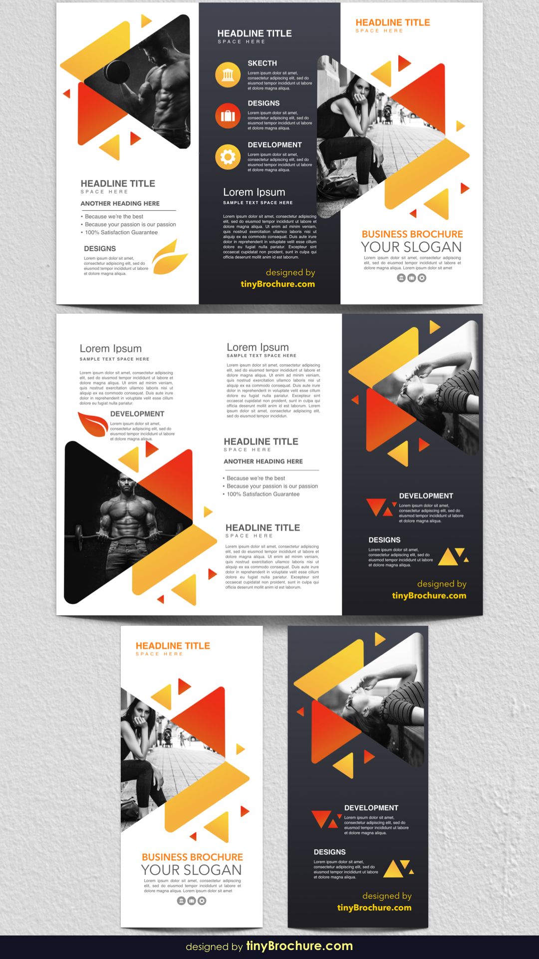 Detail 3 Panel Brochure Template Nomer 41