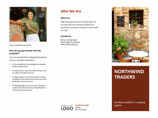 Detail 3 Panel Brochure Template Nomer 50