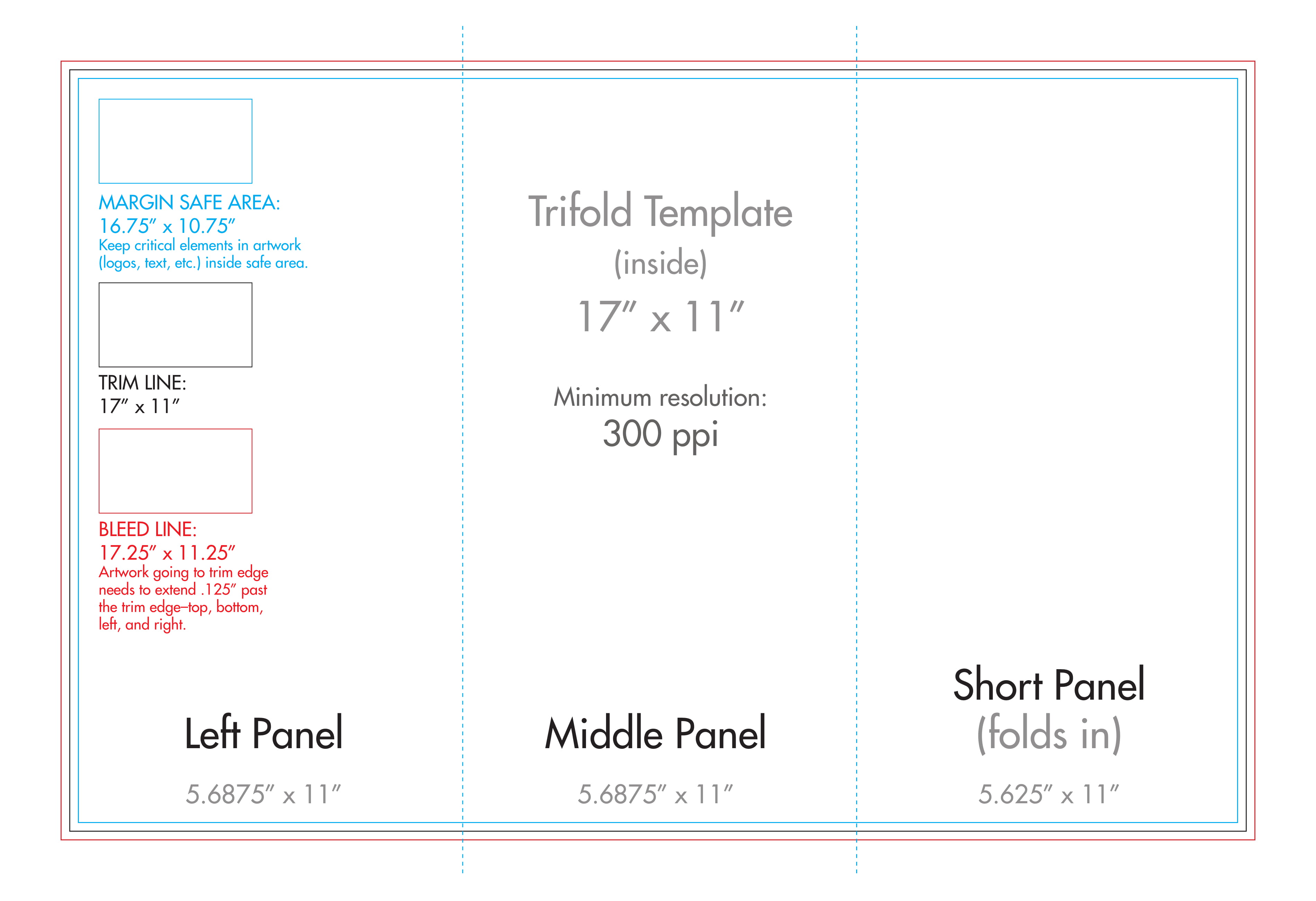 Detail 3 Panel Brochure Template Nomer 51