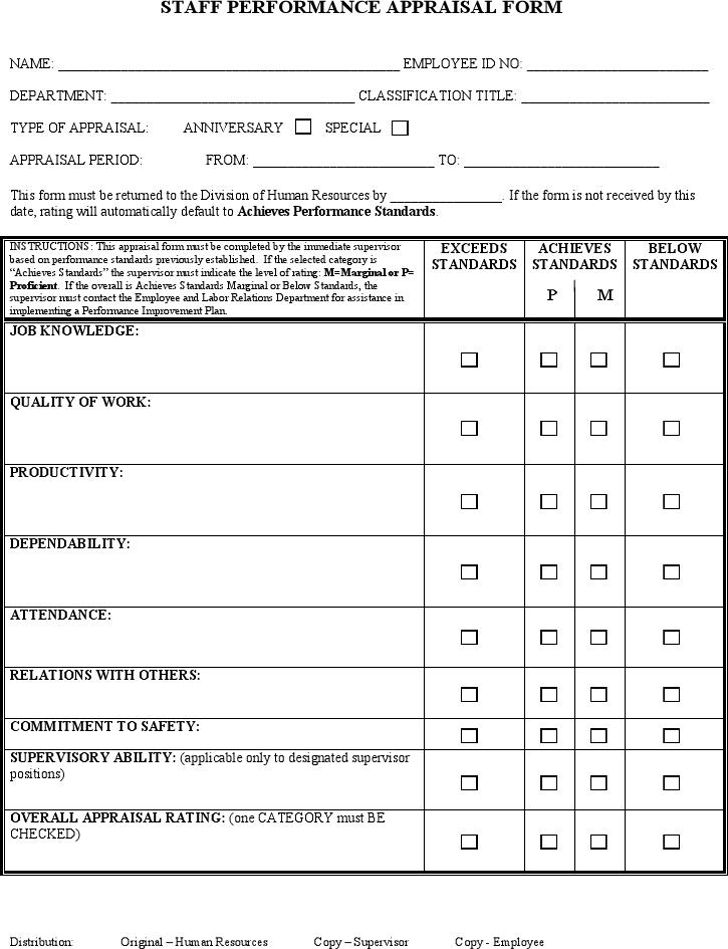 Detail 360 Appraisal Form Template Nomer 13