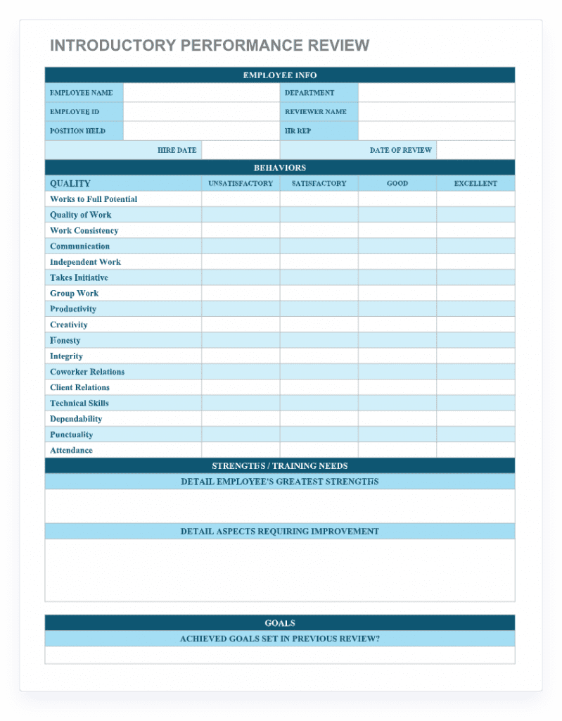 Detail 360 Appraisal Form Template Nomer 24