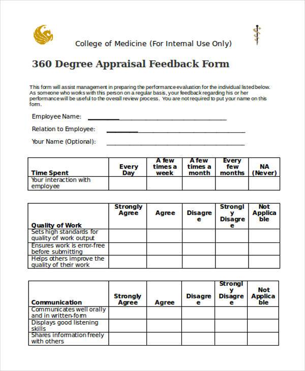 Detail 360 Feedback Report Template Nomer 16