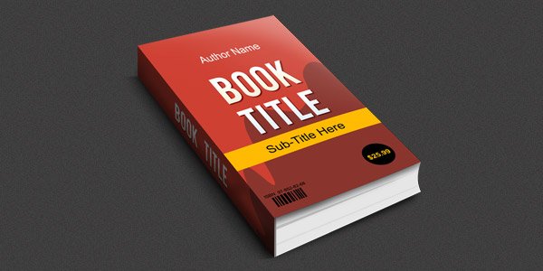 Detail 3d Book Cover Template Psd Nomer 25