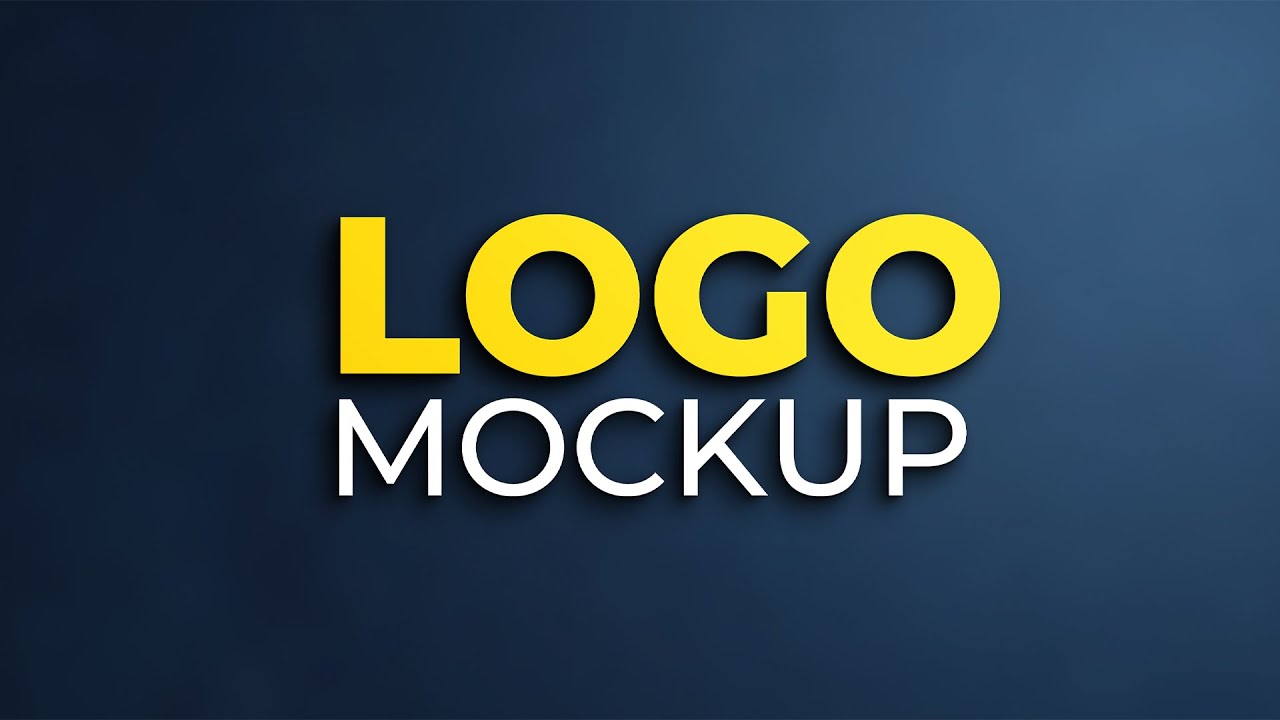 Detail 3d Logo Mockup Psd Template Free Nomer 16