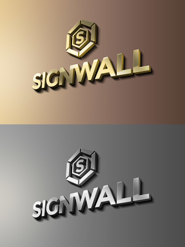 Detail 3d Logo Mockup Psd Template Free Nomer 49