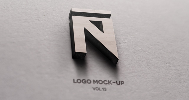 Detail 3d Logo Mockup Psd Template Free Download Nomer 45