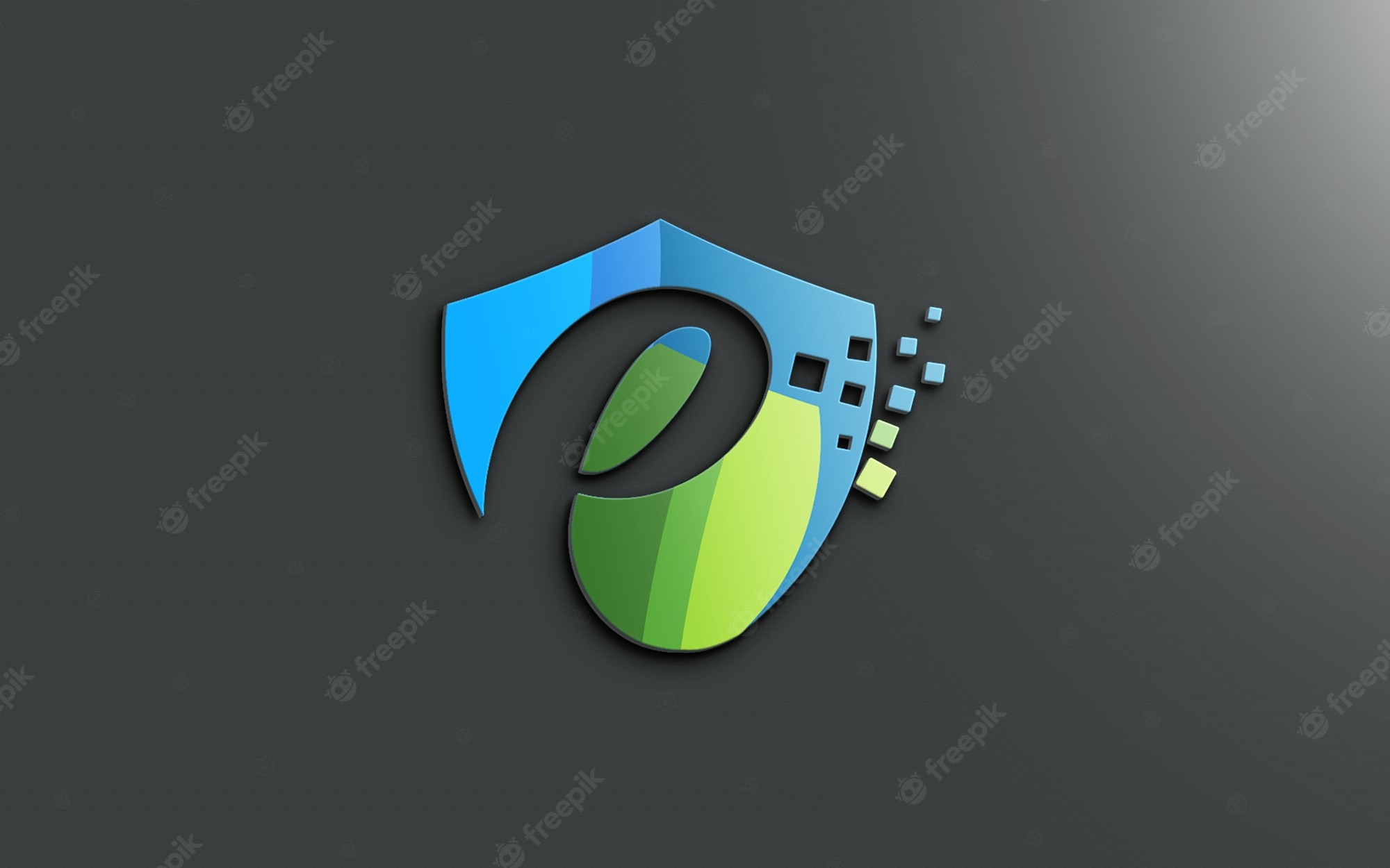 Detail 3d Logo Photoshop Template Nomer 42