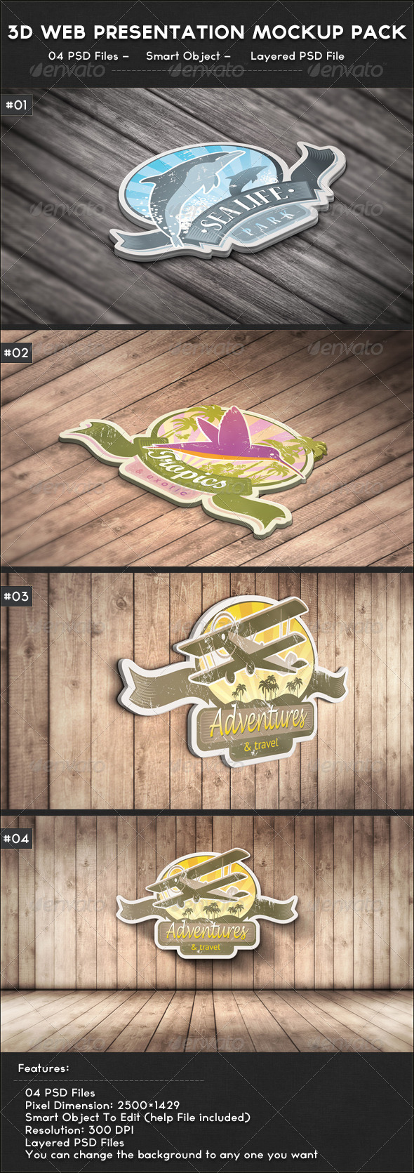 Detail 3d Logo Photoshop Template Nomer 48