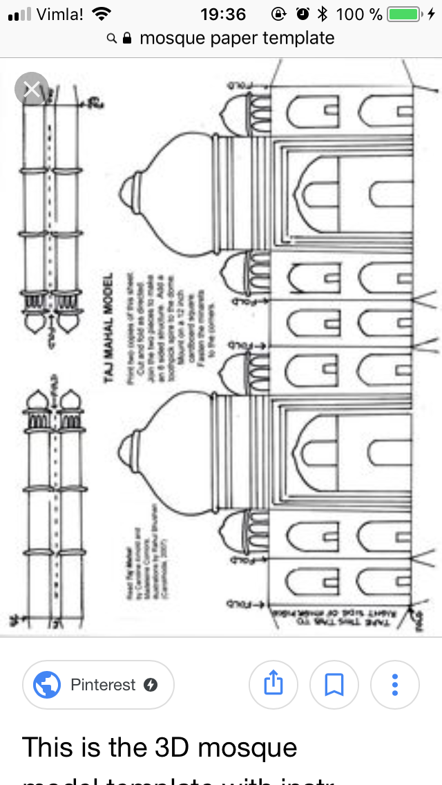 Detail 3d Mosque Template Nomer 30